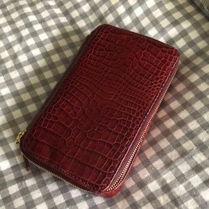 Leather jewelry case